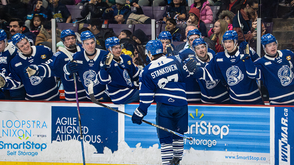 Matej Stankoven oslavuje gól.