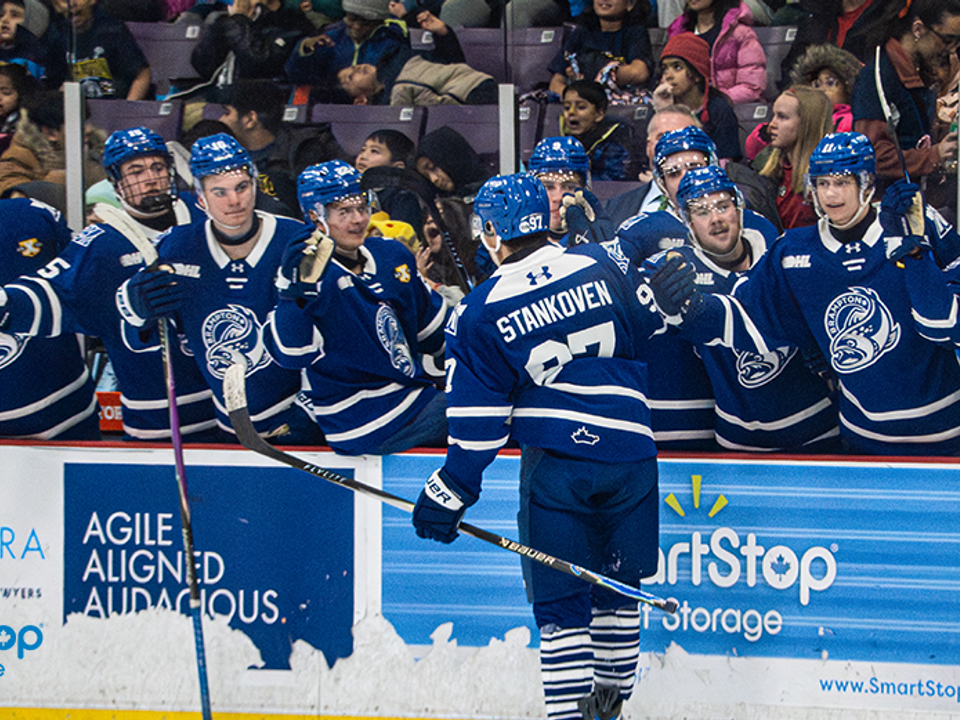 Matej Stankoven oslavuje gól.
