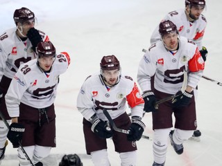 Hráči HC Sparta Praha, ilustračná fotografia.