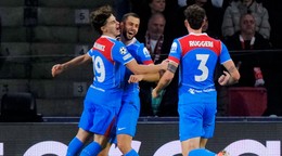 Dávid Hancko oslavuje gól