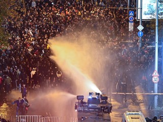 Nepokoje pred zápasom Bulharsko - Maďarsko v Sofii
