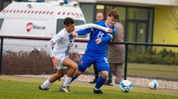 Fabian Lungu, Alex Kužma v prípravnom zápase Slovensko U15 – Slovinsko U15 v Dunajskej Strede (28.10.2024)