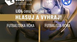 FUTBALISTA ROKA 2024 - Hlasujte v ankete Lidl Cena fanúšika a vyhrajte!