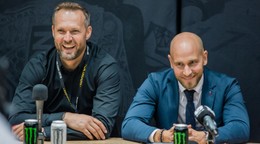 Ondřej Novotný (vľavo) a Pavol Neruda, promotéri organizácie Oktagon MMA.