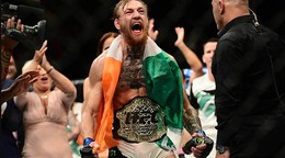 Conor McGregor po knokautovej výhre nad Chadom Mendesom.