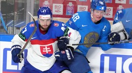 Mário Lunter v drese Slovenska na MS v hokeji 2023.