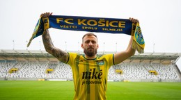 Žan Medved v drese FC Košice.