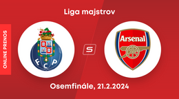 FC Porto - Arsenal FC: ONLINE prenos z osemfinále Ligy majstrov.