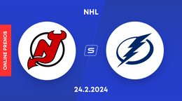 New Jersey Devils - Tampa Bay Lightning: ONLINE prenos zo zápasu NHL.