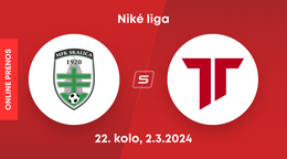 MFK Skalica - AS Trenčín: ONLINE prenos zo zápasu 22. kola Niké ligy.