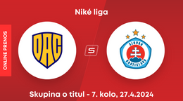 DAC Dunajská Streda - ŠK Slovan Bratislava: ONLINE prenos zo zápasu 7. kola skupiny o titul v Niké lige.