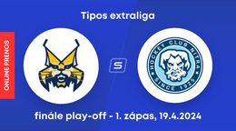 HK Spišská Nová Ves - HK Nitra: ONLINE prenos  1. zápasu finále play-off Tipos extraligy.