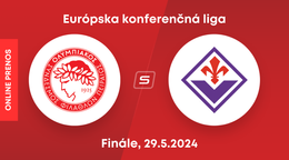 Olympiakos Pireus - ACF Fiorentina:  ONLINE prenos z finále Európskej konferenčnej ligy (EKL).