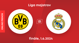 Borussia Dortmund - Real Madrid: ONLINE prenos z finále Ligy majstrov 2023/2024.