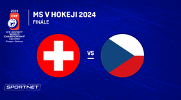 Švajčiarsko - Česko: ONLINE prenos z finále MS v hokeji 2024.