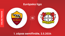 AS Rím - Bayer Leverkusen: ONLINE prenos z 1. semifinálového zápasu Európskej ligy. 