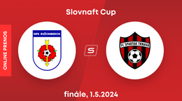 MFK Ružomberok - Spartak Trnava: ONLINE prenos z finále Slovnaft Cupu.
