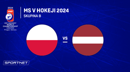 Poľsko - Lotyšsko: ONLINE prenos zo zápasu skupiny B na MS v hokeji 2024 v Česku.