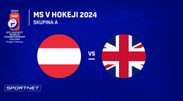Rakúsko - Veľká Británia: ONLINE prenos zo zápasu skupiny A na MS v hokeji 2024 v Česku.