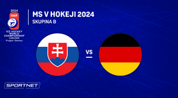 Slovensko - Nemecko: ONLINE prenos z prvého zápasu slovenských hokejistov na MS v hokeji 2024 v Česku.