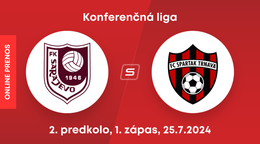 Sarajevo - Spartak Trnava: ONLINE prenos zo zápasu 2. predkola Konferenčnej ligy.