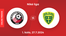 FK Železiarne Podbrezová - MŠK Žilina: ONLINE prenos zo zápasu 1. kola v Niké lige.
