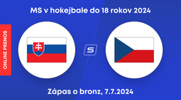 Slovensko - Česko: LIVE STREAM zo zápasu o bronz na MS v hokejbale do 18 rokov 2024 v Žiline.