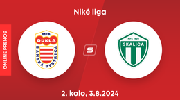 MFK Dukla Banská Bystrica - MFK Skalica: ONLINE prenos z 2. kola Niké ligy.