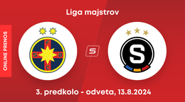 FCSB - Sparta Praha: ONLINE prenos 3. predkola Ligy majstrov.