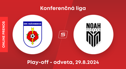 MFK Ružomberok - FC Noah: ONLINE prenos z 2. zápasu play-off Konferenčnej ligy.