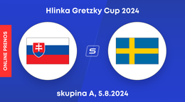 Slovensko U18 vs. Švédsko U18: ONLINE prenos z turnaja Hlinka Gretzky Cup 2024.