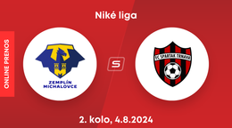 MFK Zemplín Michalovce - FC Spartak Trnava: ONLINE prenos z 2. kola Niké ligy.