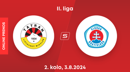 MŠK Považská Bystrica - ŠK Slovan Bratislava U21: ONLINE prenos zo zápasu 2. kola MONACObet ligy (II. liga).