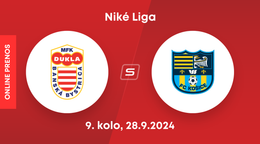 MFK Dukla Banská Bystrica - FC Košice: ONLINE prenos zo zápasu 9. kola Niké ligy.