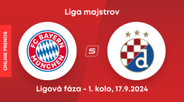 Bayern Mníchov - Dinamo Záhreb: ONLINE prenos zo zápasu 1. kola ligovej fázy Ligy majstrov.