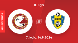 Stará Ľubovňa Redfox FC - FK Humenné: ONLINE prenos zo zápasu 7. kola II. ligy.