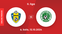 FK Humenné - FC Tatran Prešov: ONLINE prenos z dohrávky zápasu 6. kola II. ligy.