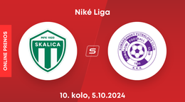 MFK Skalica - KFC Komárno: ONLINE prenos zo zápasu 10. kola Niké ligy.