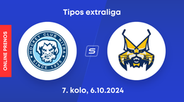 HK Nitra - HK Spišská Nová Ves: ONLINE prenos zo zápasu 7. kola Tipos extraligy.