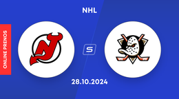 New Jersey Devils - Anaheim ducks: ONLINE prenos zo zápasu NHL.