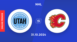 Utah Hockey Club - Calgary Flames: ONLINE prenos zo zápasu NHL.