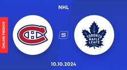 Montreal Canadiens - Toronto Maple Leafs: ONLINE prenos zo zápasu základnej časti NHL