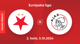 SK Slavia Praha - Ajax Amsterdam: ONLINE prenos zo zápasu 2. kola Európskej ligy.