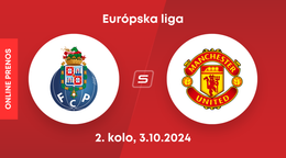 FC Porto - Manchester United: ONLINE prenos zo zápasu 2. kola Európskej ligy.