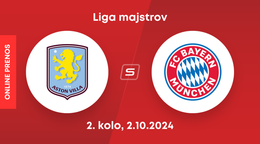 Aston Villa - Bayern Mníchov: ONLINE prenos zo zápasu 2. kola Ligy majstrov.