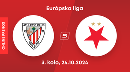 Athletic Bilbao - SK Slavia Praha: ONLINE prenos zo zápasu 3. kola Európskej ligy.