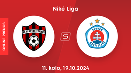 FC Spartak Trnava - ŠK Slovan Bratislava: ONLINE prenos zo zápasu 11. kola Niké ligy.