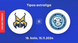 HK Spišská Nová Ves - HK Nitra: ONLINE prenos zo zápasu 18. kola Tipos extraligy.