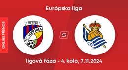 Viktoria Plzeň - Real Sociedad: ONLINE prenos zo zápasu 4. kola Európskej ligy.