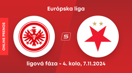 Eintracht Frankfurt - SK Slavia Praha: ONLINE prenos zo zápasu 4. kola Európskej ligy.